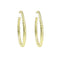 1-inch 18k gold open hoop earrings<br>in yellow gold <span class='visuallyhidden'>Phone or text 323-404-2959 for shopping assistance</span>